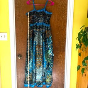INDIA BOUTIQUE- Sundress-bright multicolored. Size 2X